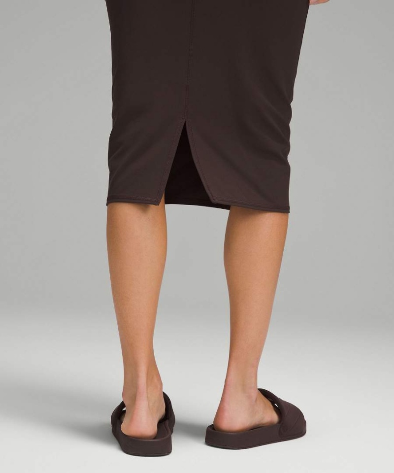 Falda Lululemon Nulu Slim-Fit High-Rise Mujer Chocolate Chile | 238YICKZM