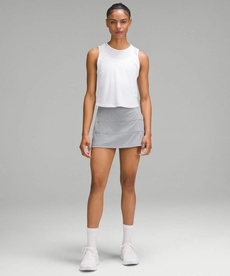 Falda Lululemon Pace Rival Mid-Rise Long Mujer Gris Chile | 209LZYFTE