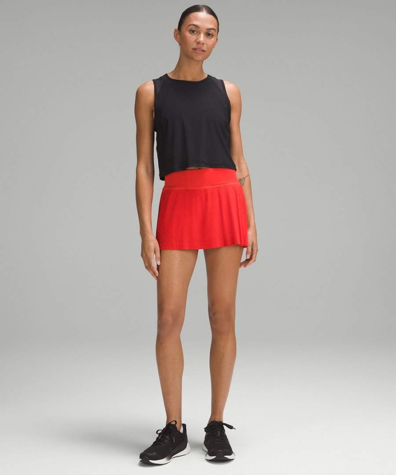 Falda Lululemon Pleat to Calle Mid-Rise Mujer Rojas Chile | 864ITDGUA