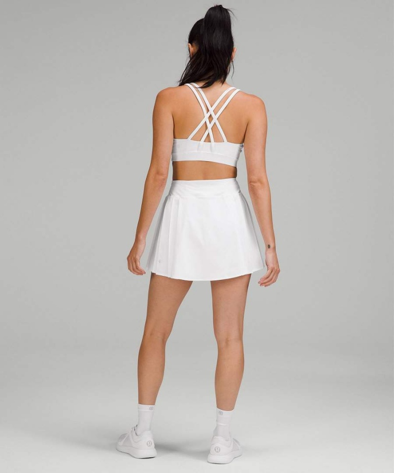Falda Lululemon Side-Pleat High-Rise Tenis Mujer Blancas Chile | 501RLOKSD
