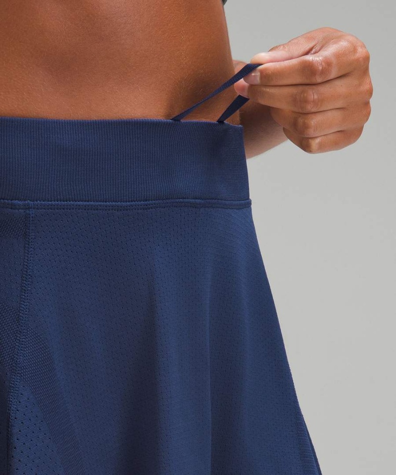 Falda Lululemon Swiftly Tech High-Rise Tenis Mujer Azul Marino Chile | 467GNHYXT
