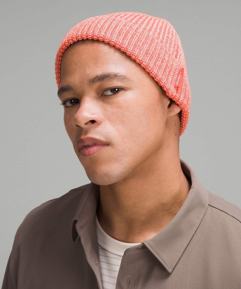 Gorro Lululemon Close-Fit Algodon-Blend Acanalado Hombre Naranjas Chile | 649LOBAMQ