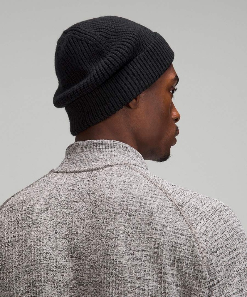 Gorro Lululemon Close-Fit Lana-Blend Acanalado Knit Mujer Negras Chile | 986UMBAKG