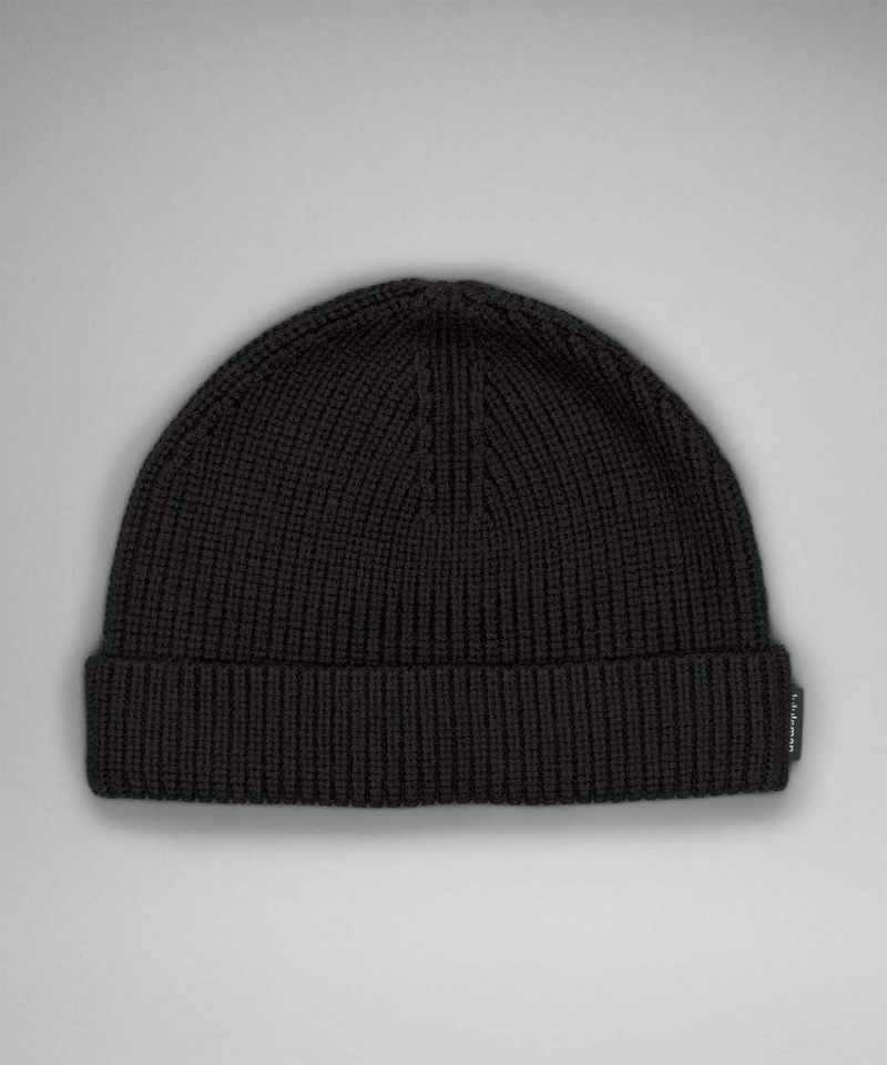 Gorro Lululemon Close-Fit Lana-Blend Acanalado Knit Mujer Negras Chile | 986UMBAKG