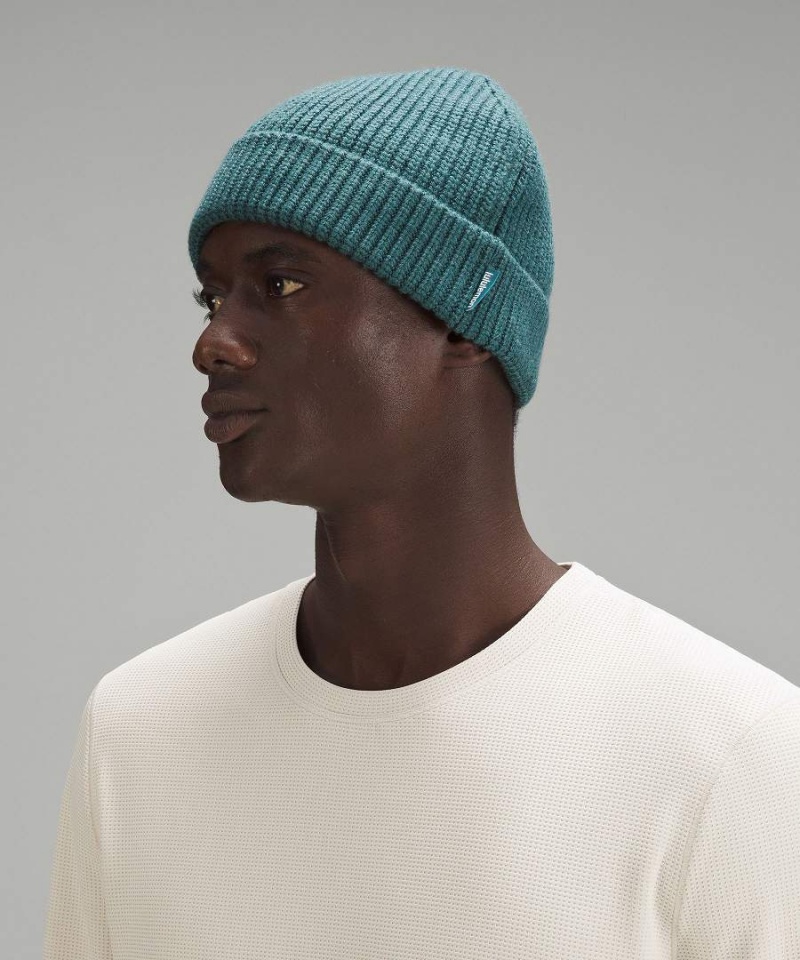 Gorro Lululemon Close-Fit Lana-Blend Acanalado Knit Mujer Turquesa Chile | 523BCRNMH