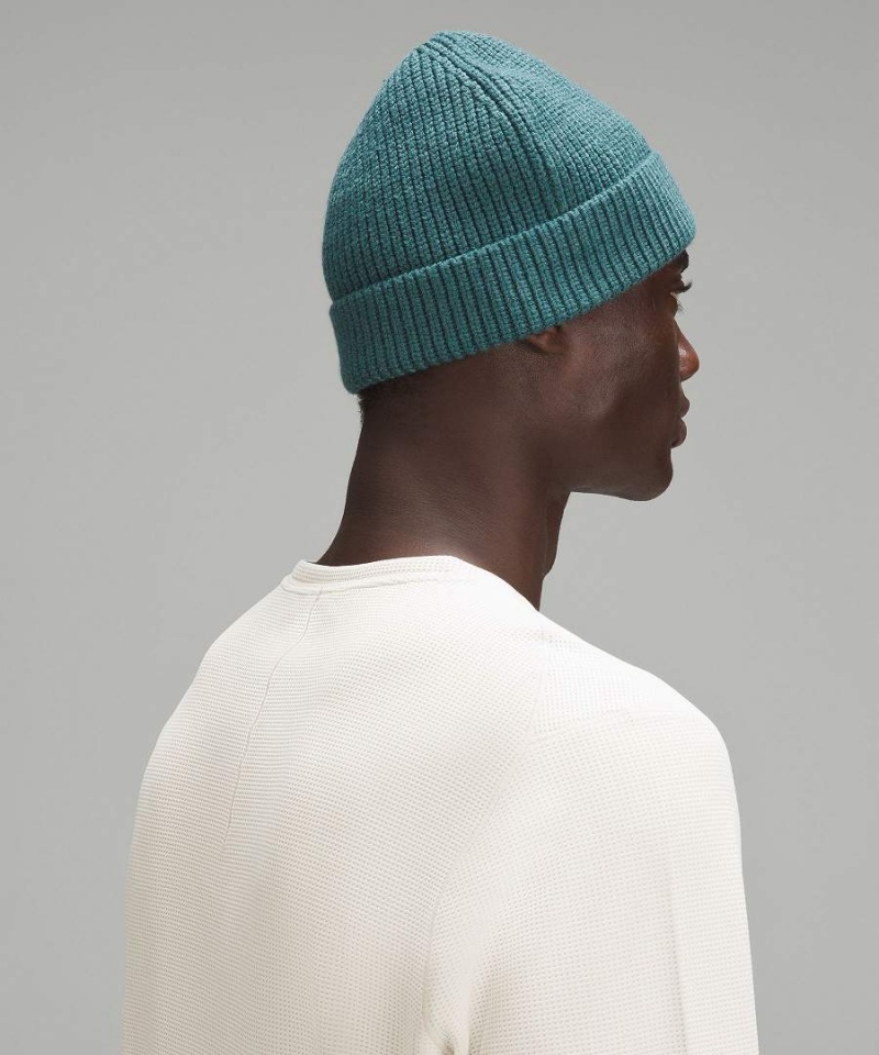 Gorro Lululemon Close-Fit Lana-Blend Acanalado Knit Mujer Turquesa Chile | 523BCRNMH