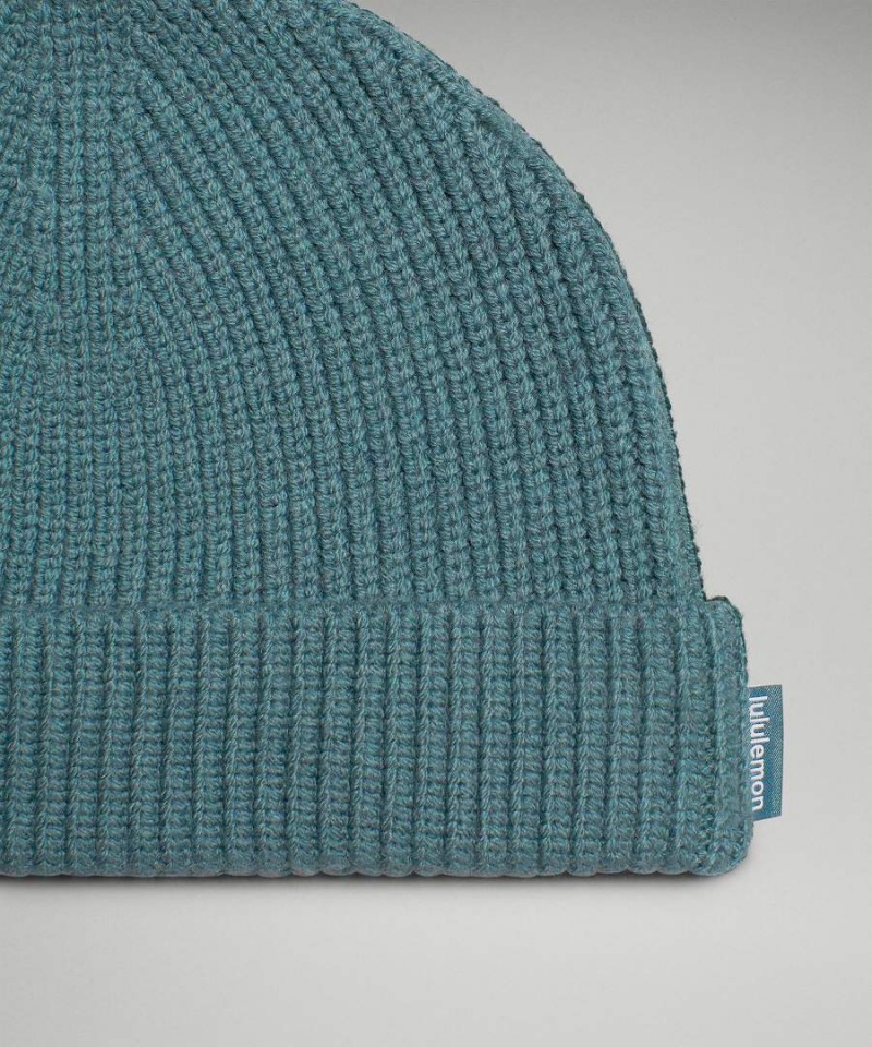 Gorro Lululemon Close-Fit Lana-Blend Acanalado Knit Mujer Turquesa Chile | 523BCRNMH