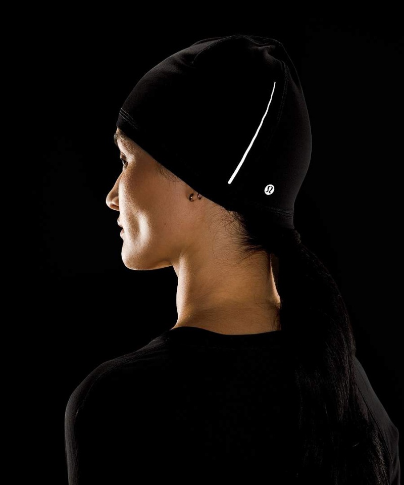 Gorro Lululemon Fast and Free Fleece Correr Hombre Negras Chile | 031YJZOIF