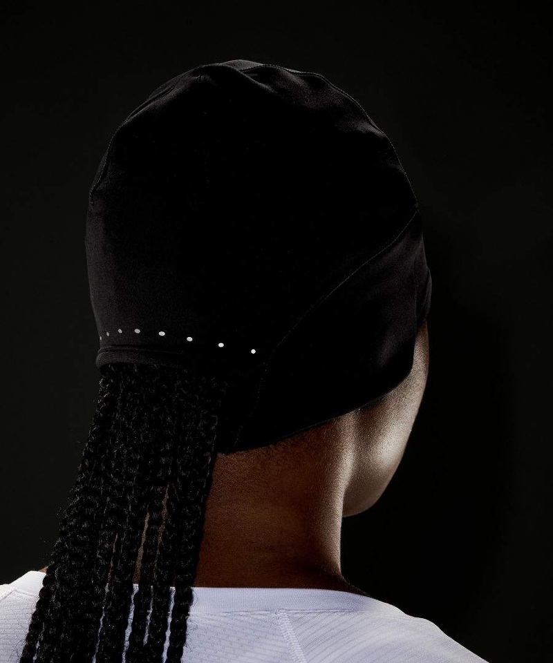 Gorro Lululemon Run for It All Mujer Negras Chile | 594KPWBTG