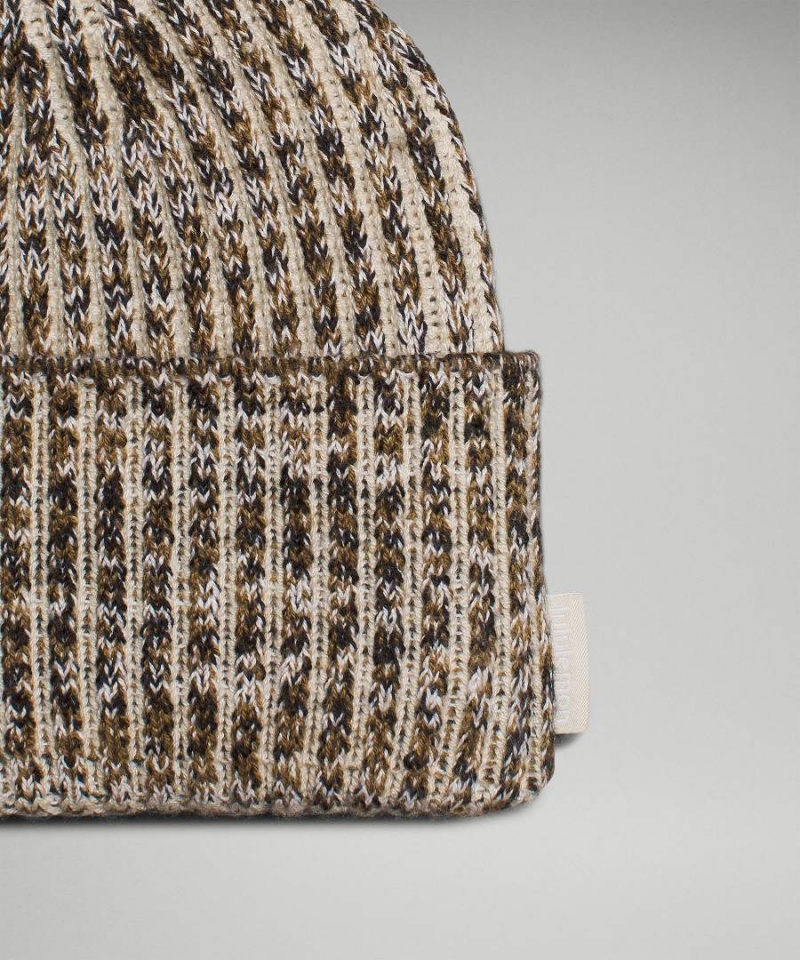Gorro Lululemon Textured Fleece-Forro Knit Mujer Negras Gris Blancas Negras Chile | 967NZFUVX