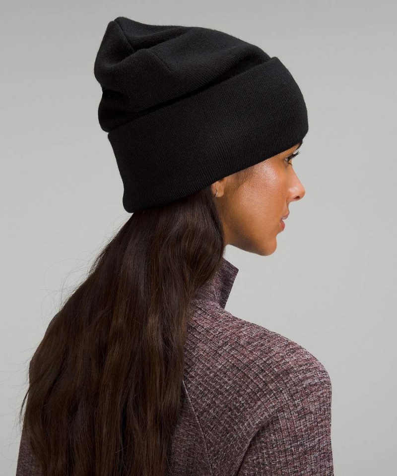 Gorro Lululemon Warm Revelation Mujer Negras Chile | 938KSNRBL