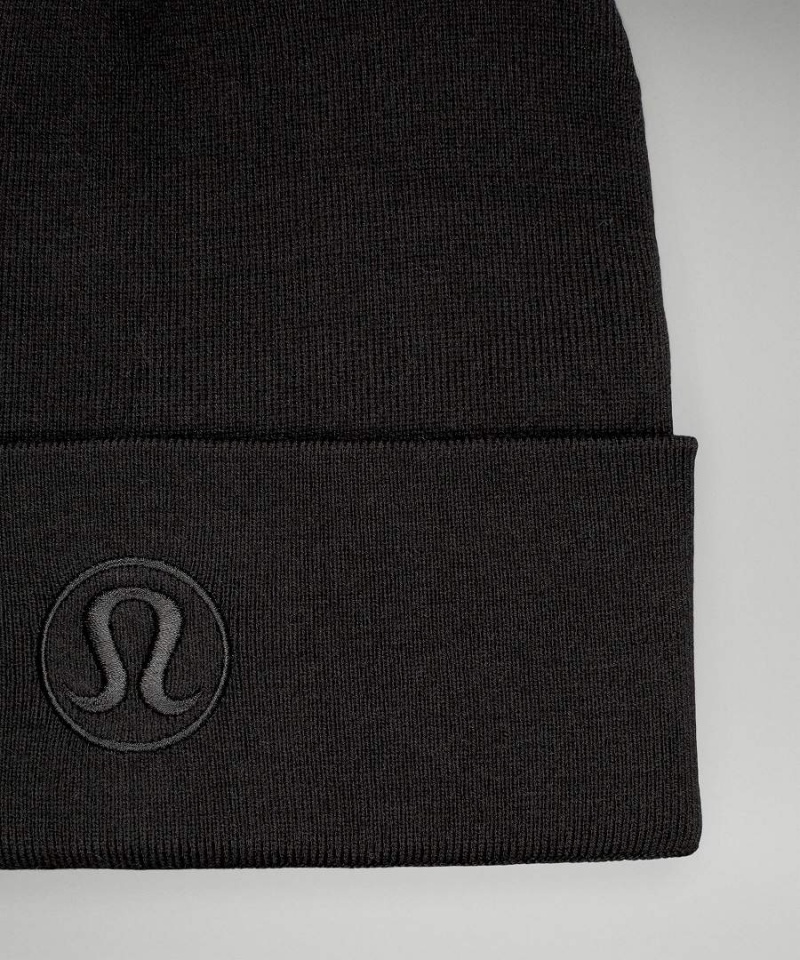 Gorro Lululemon Warm Revelation Mujer Negras Chile | 938KSNRBL
