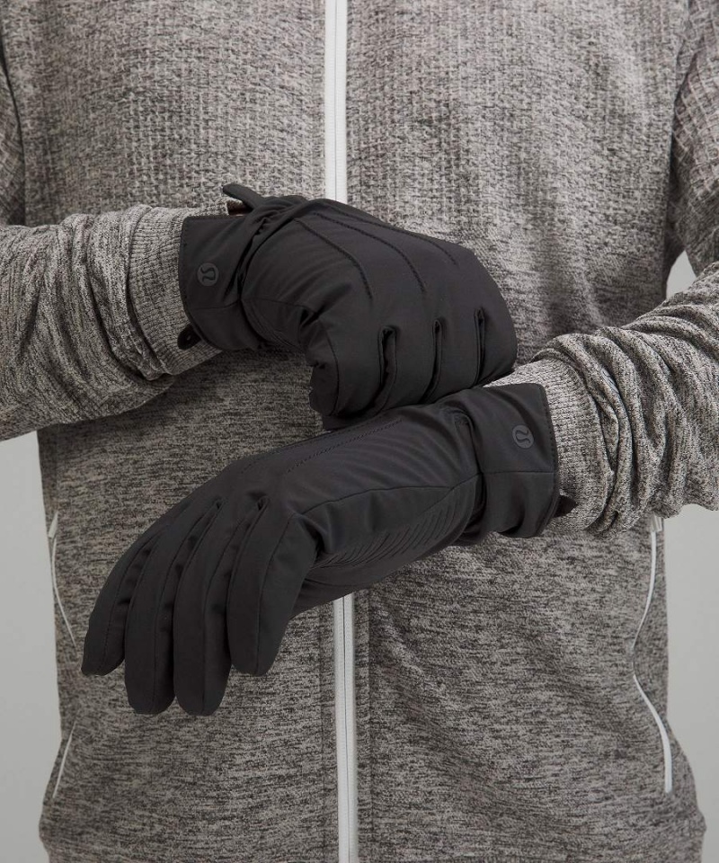 Guantes Lululemon City Keeper Hombre Negras Chile | 643AOTNFD