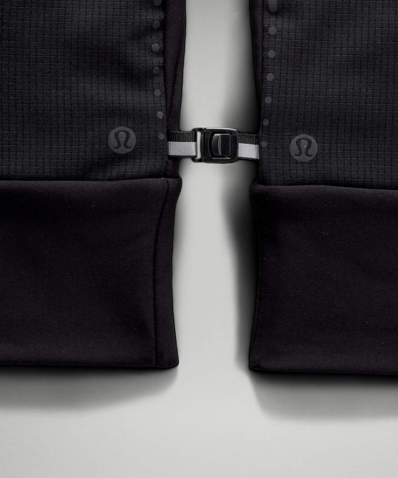 Guantes Lululemon Cold Terrain Forro Hombre Negras Chile | 769HPOUIN