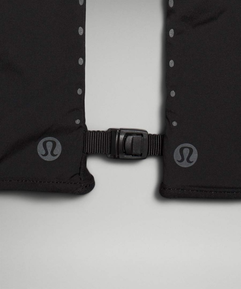 Guantes Lululemon Fast and Free Encapuchado Correr Mujer Negras Chile | 026BHIFZY