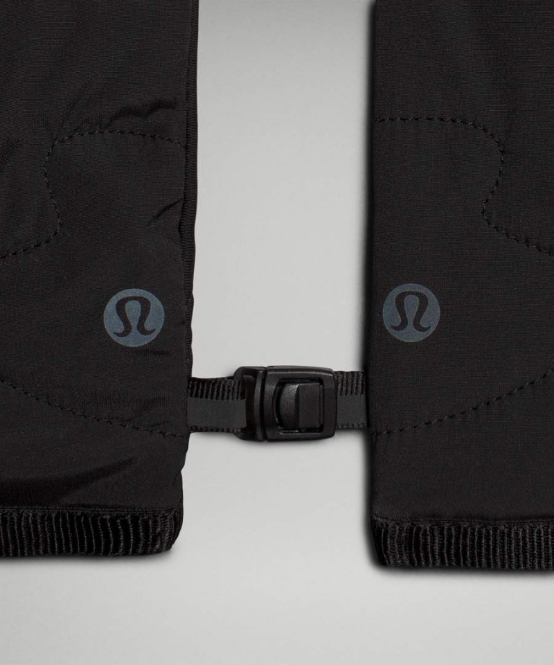 Guantes Lululemon Fast and Free Forro Correr Mujer Negras Chile | 681CBAGNO