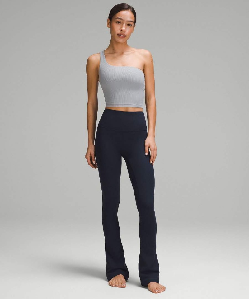 Leggins Lululemon Align™ High-Rise Acanalado Mini-Flared Regular Mujer Azul Marino Chile | 370DYESFV