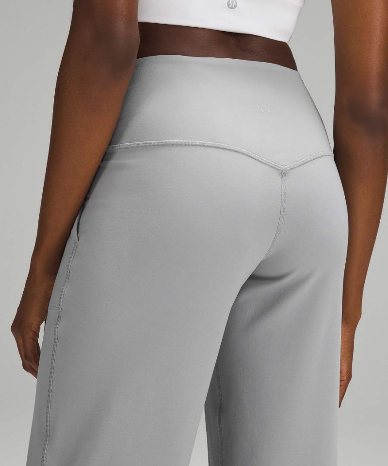 Leggins Lululemon Align™ High-Rise Anchos-Leg Regular Mujer Gris Chile | 437EJIBGN