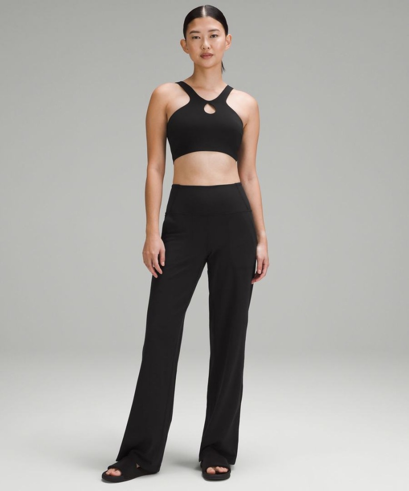 Leggins Lululemon Align™ High-Rise Anchos-Leg Corta Mujer Negras Chile | 017ORPLWY