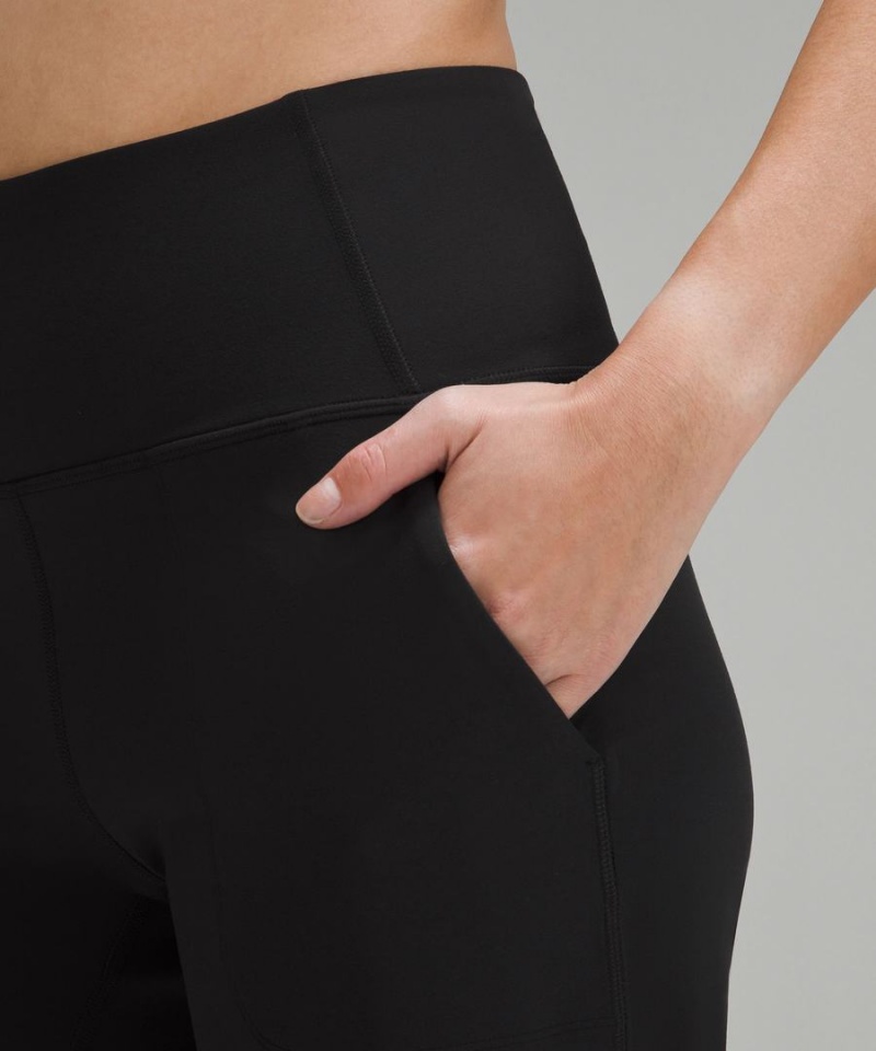Leggins Lululemon Align™ High-Rise Anchos-Leg Corta Mujer Negras Chile | 017ORPLWY