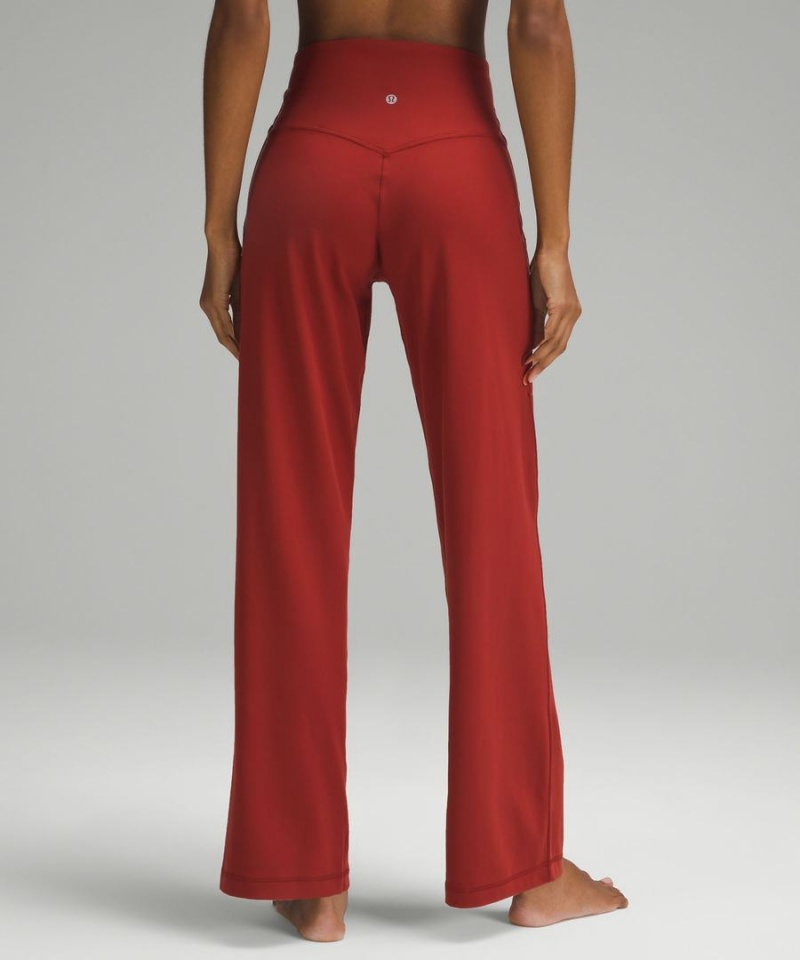 Leggins Lululemon Align™ High-Rise Anchos-Leg Corta Mujer Naranjas Chile | 486BRGLKV