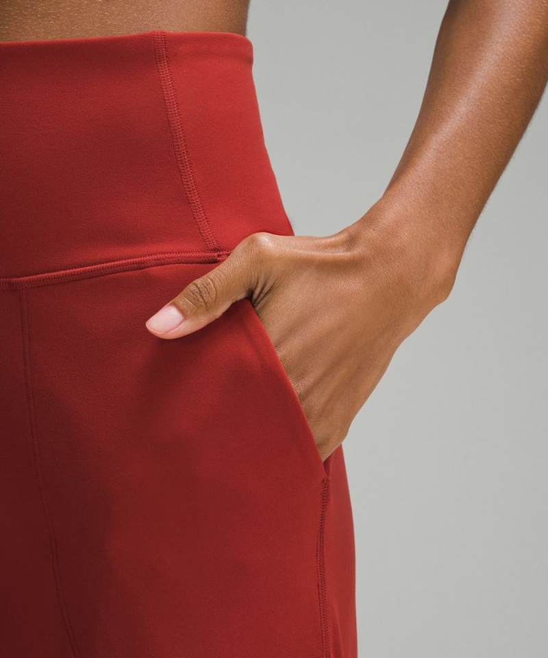 Leggins Lululemon Align™ High-Rise Anchos-Leg Corta Mujer Naranjas Chile | 486BRGLKV