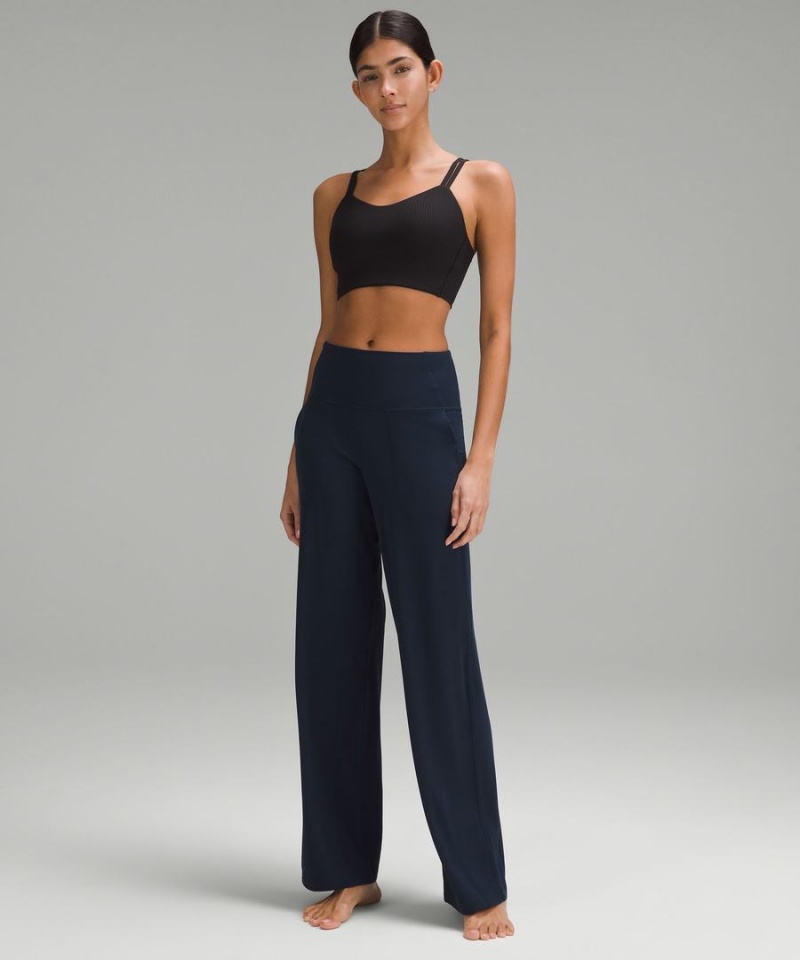 Leggins Lululemon Align™ High-Rise Anchos-Leg Regular Mujer Azul Marino Chile | 254DWMRKV