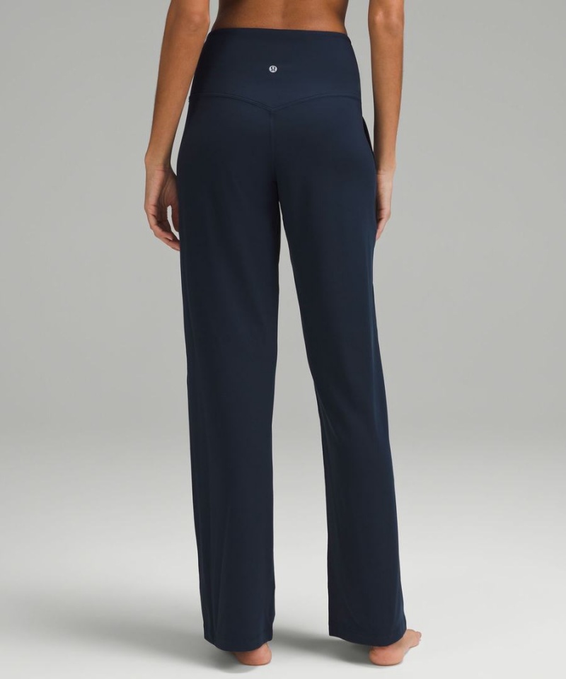 Leggins Lululemon Align™ High-Rise Anchos-Leg Regular Mujer Azul Marino Chile | 254DWMRKV