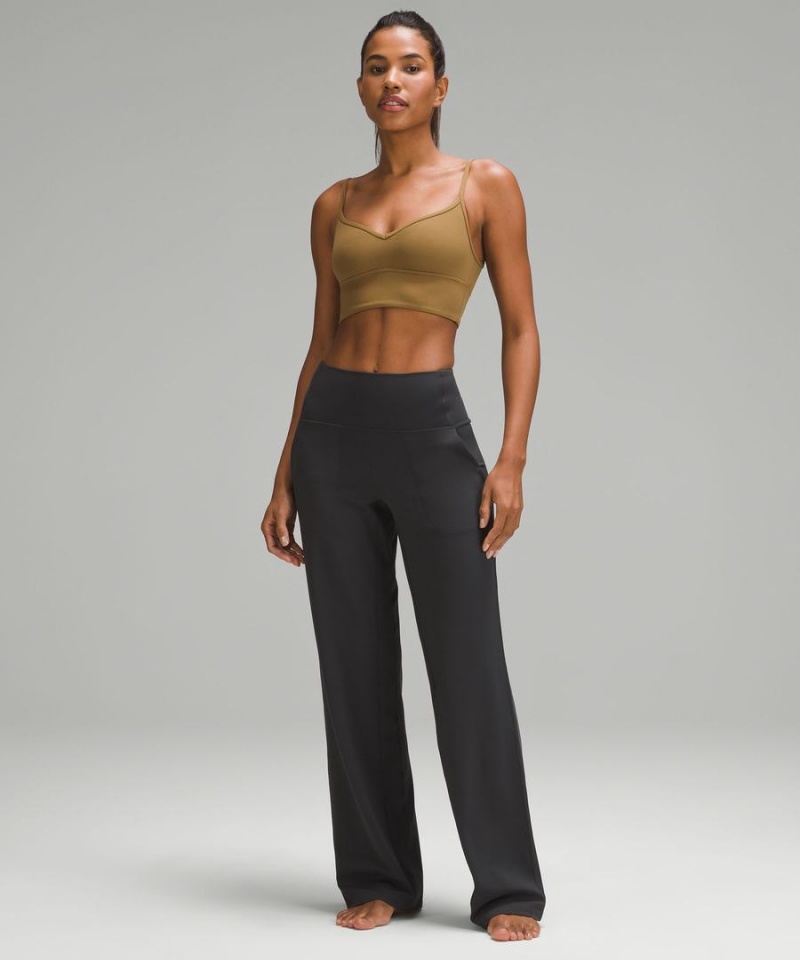 Leggins Lululemon Align™ High-Rise Anchos-Leg Regular Mujer Gris Oscuro Chile | 074ZTCKFR