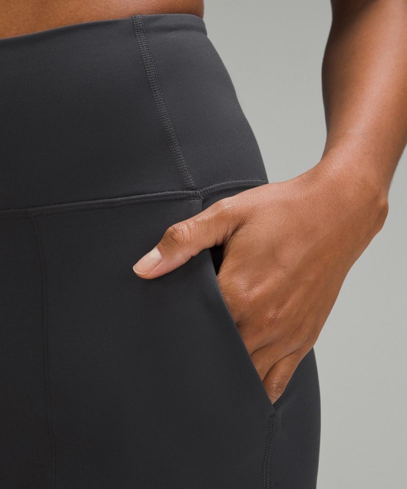 Leggins Lululemon Align™ High-Rise Anchos-Leg Regular Mujer Gris Oscuro Chile | 074ZTCKFR