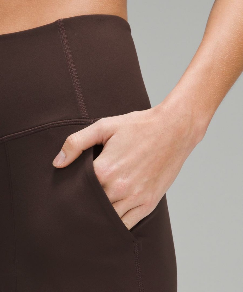 Leggins Lululemon Align™ High-Rise Anchos-Leg Regular Mujer Chocolate Chile | 589CAUXGO