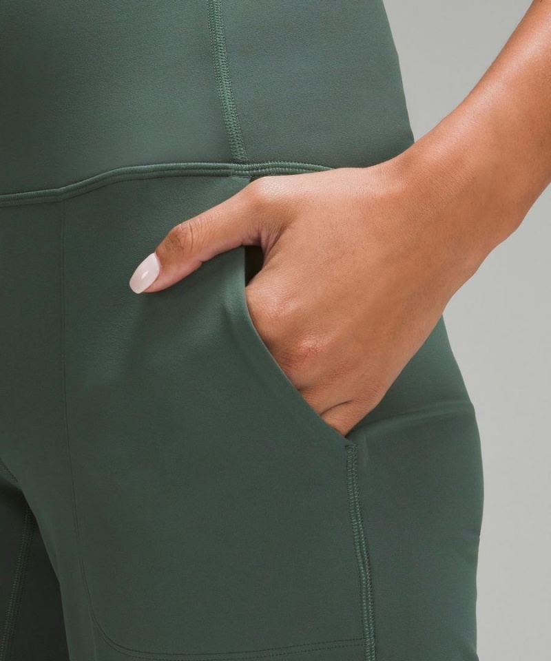 Leggins Lululemon Align™ High-Rise Anchos-Leg Regular Mujer Verde Oscuro Chile | 097IDYEXT