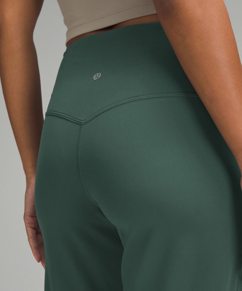 Leggins Lululemon Align™ High-Rise Anchos-Leg Regular Mujer Verde Oscuro Chile | 097IDYEXT