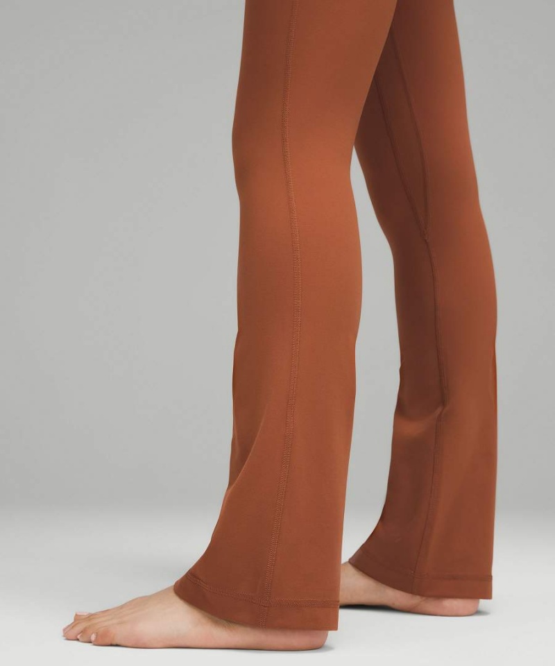 Leggins Lululemon Align™ High-Rise Mini-Flared Extra Corta Mujer Marrones Chile | 579CNOSXL