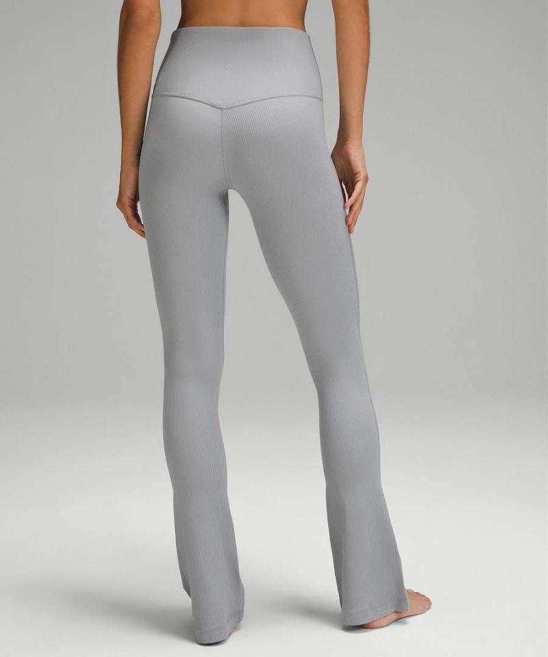 Leggins Lululemon Align™ High-Rise Mini-Flared Extra Corta Mujer Gris Chile | 735XLJHEM