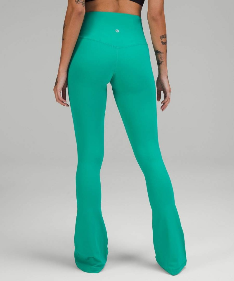 Leggins Lululemon Align™ High-Rise Mini-Flared Regular Mujer Verde Chile | 610SADOKI