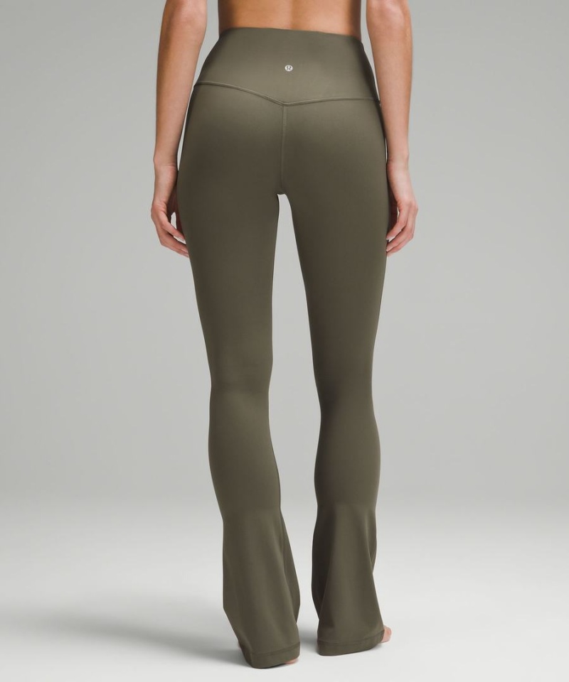 Leggins Lululemon Align™ High-Rise Mini-Flared Regular Mujer Verde Chile | 829QZGARL
