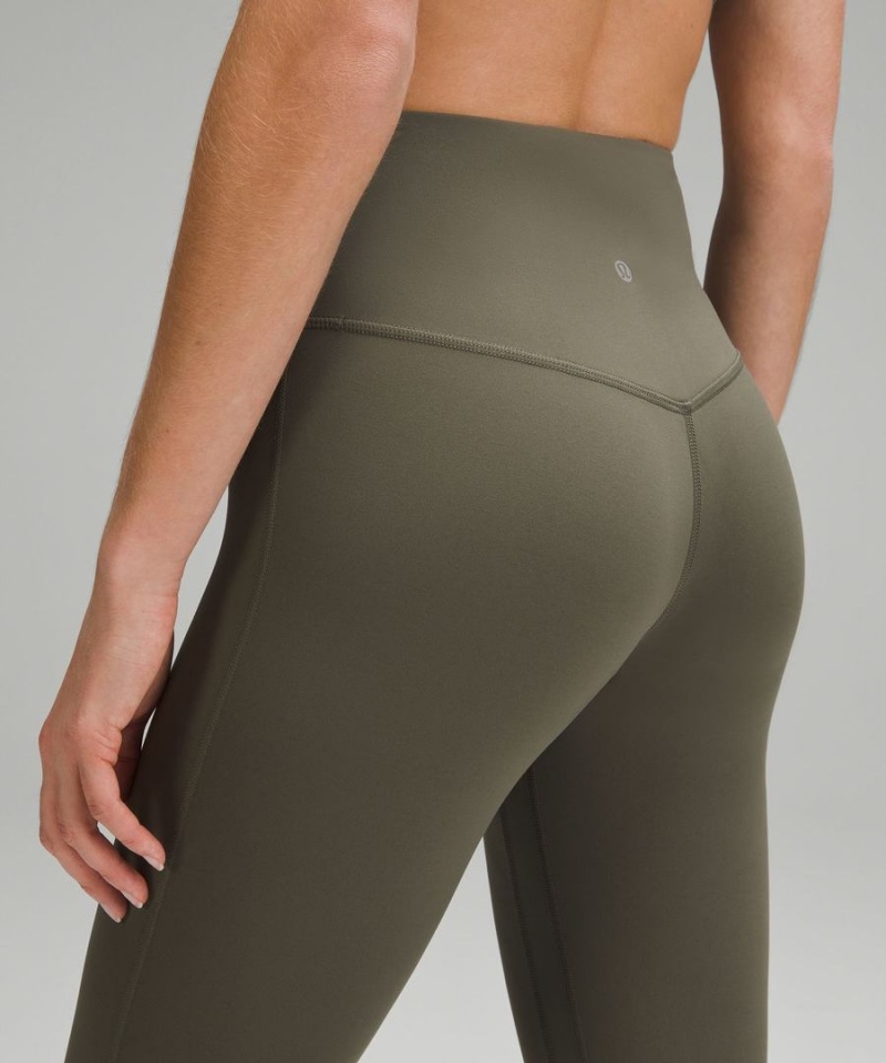 Leggins Lululemon Align™ High-Rise Mini-Flared Regular Mujer Verde Chile | 829QZGARL