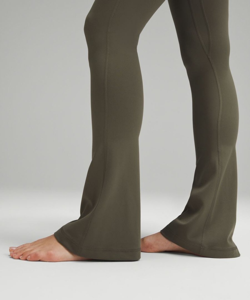 Leggins Lululemon Align™ High-Rise Mini-Flared Regular Mujer Verde Chile | 829QZGARL