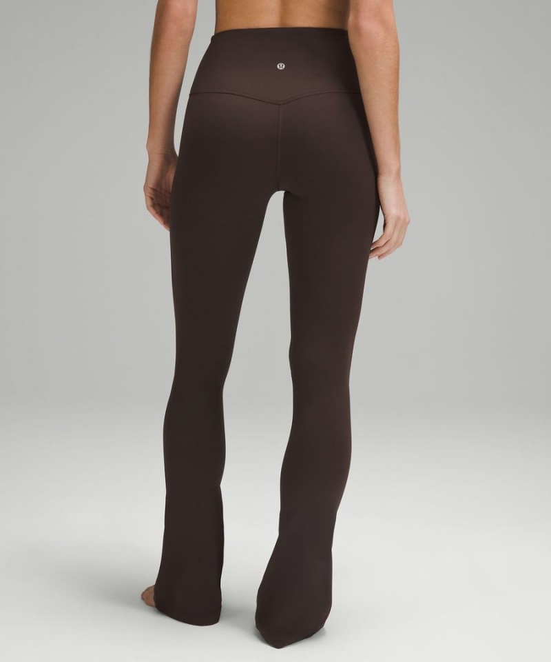 Leggins Lululemon Align™ High-Rise Mini-Flared Regular Mujer Chocolate Chile | 086GPFZJK