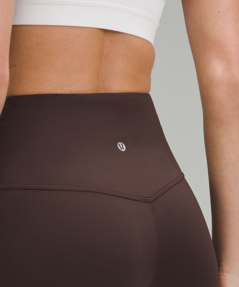 Leggins Lululemon Align™ High-Rise Mini-Flared Regular Mujer Chocolate Chile | 086GPFZJK