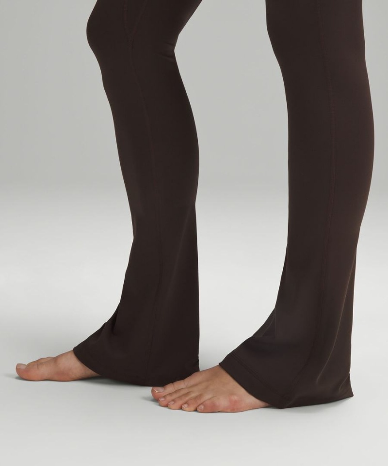 Leggins Lululemon Align™ High-Rise Mini-Flared Regular Mujer Chocolate Chile | 086GPFZJK