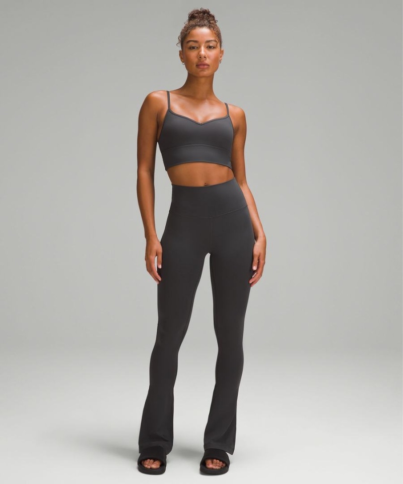 Leggins Lululemon Align™ High-Rise Mini-Flared Regular Mujer Gris Oscuro Chile | 245PHAZJY