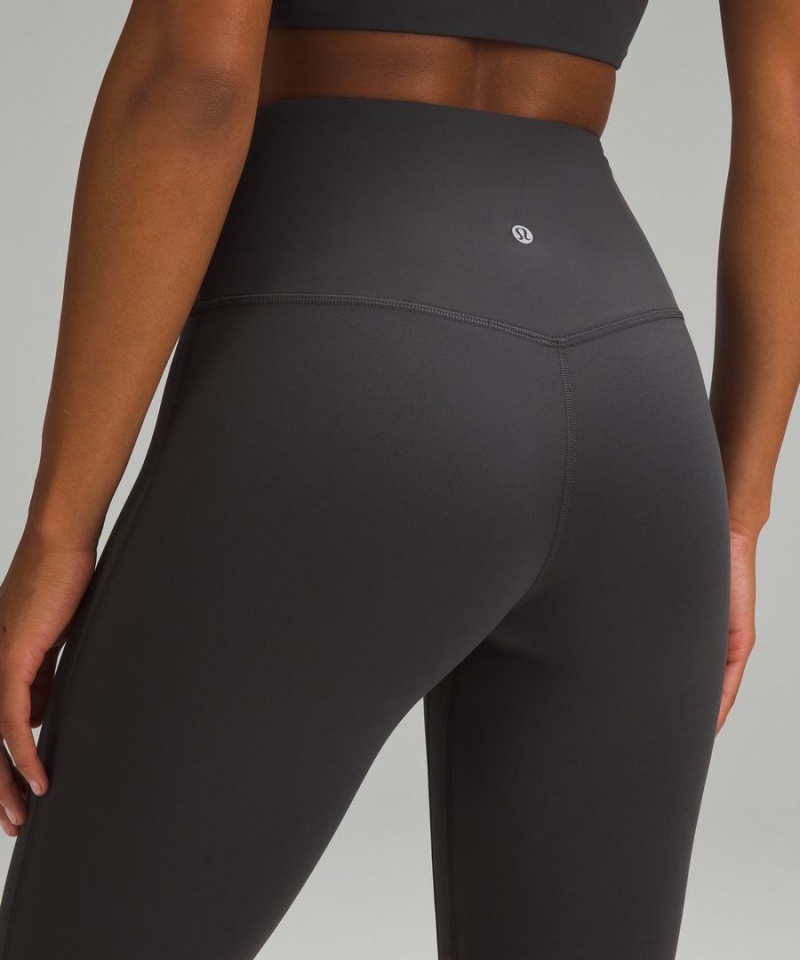 Leggins Lululemon Align™ High-Rise Mini-Flared Regular Mujer Gris Oscuro Chile | 245PHAZJY