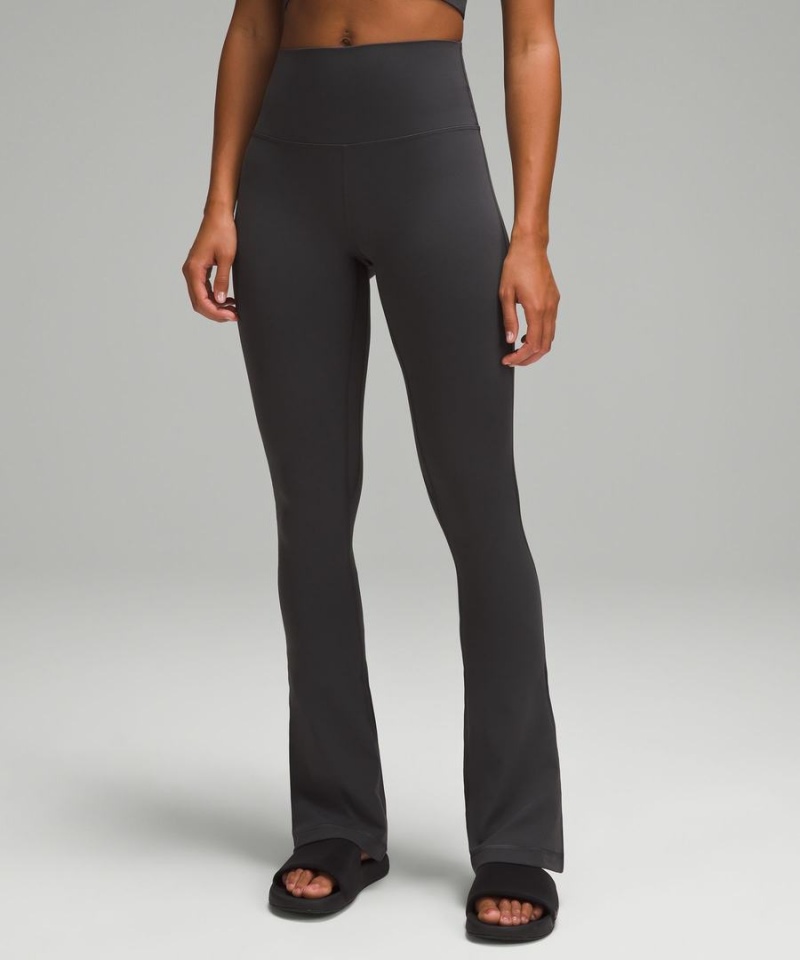 Leggins Lululemon Align™ High-Rise Mini-Flared Regular Mujer Gris Oscuro Chile | 245PHAZJY