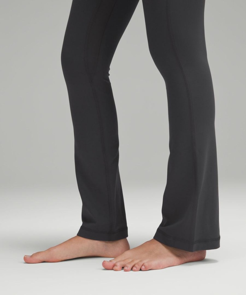 Leggins Lululemon Align™ High-Rise Mini-Flared Extra Corta Mujer Gris Oscuro Chile | 154XBRMLQ