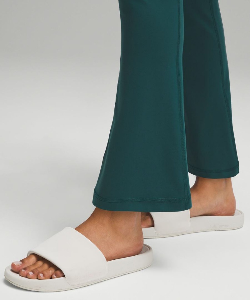 Leggins Lululemon Align™ High-Rise Mini-Flared Extra Corta Mujer Turquesa Chile | 715JZVSTF