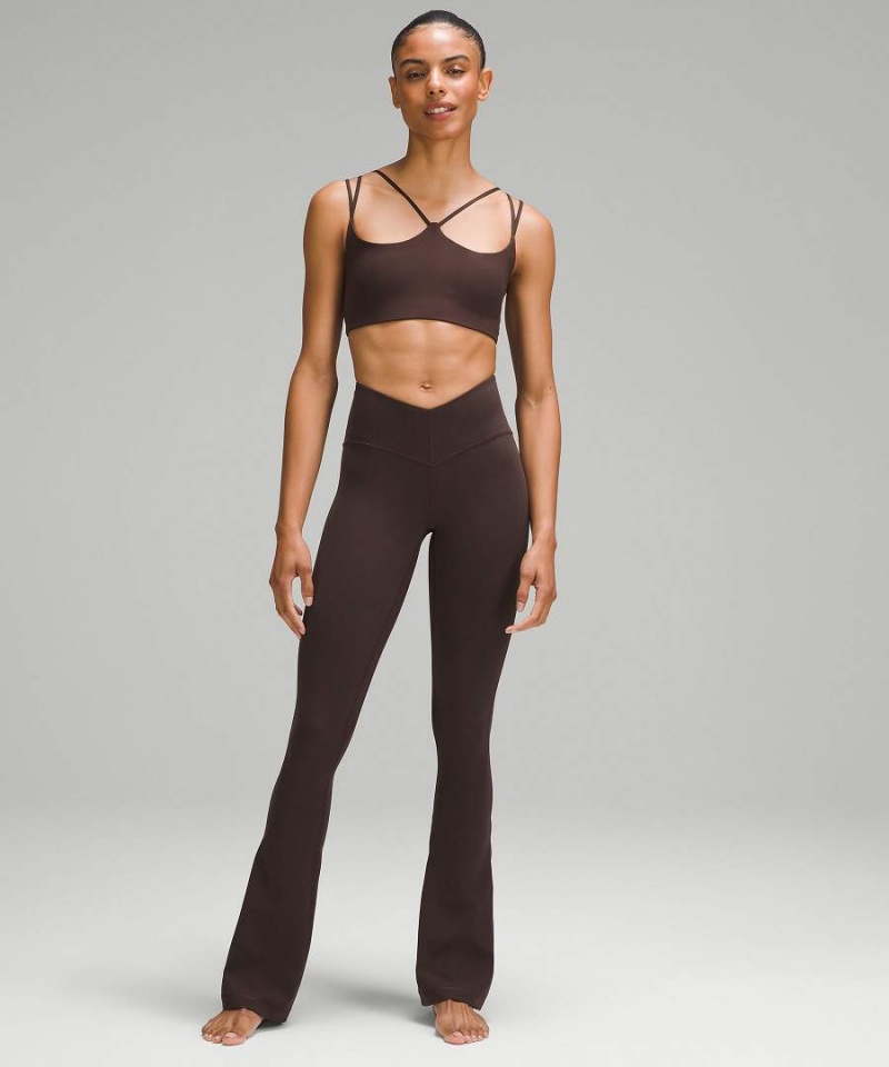 Leggins Lululemon Align™ V-Cintura Mini-Flared Mujer Chocolate Chile | 685MKXOFI