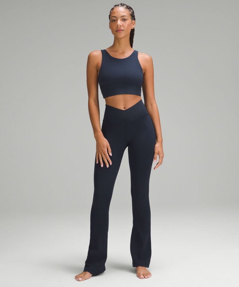 Leggins Lululemon Align™ V-Cintura Mini-Flared Mujer Azul Marino Chile | 956SALMYQ