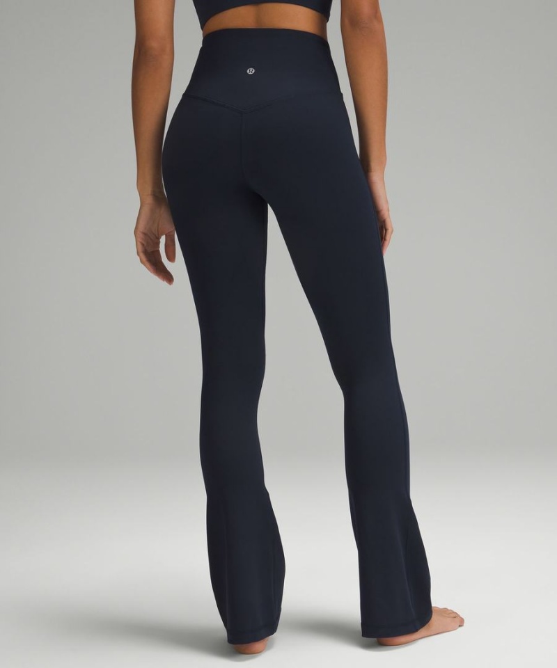 Leggins Lululemon Align™ V-Cintura Mini-Flared Mujer Azul Marino Chile | 956SALMYQ